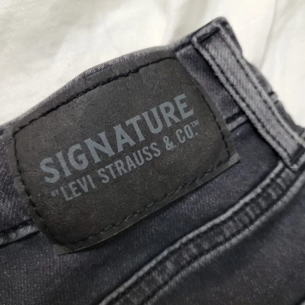 Levi's Signature Jeans S37 Men's Black 30x30 Slim casual classic stretch Levi